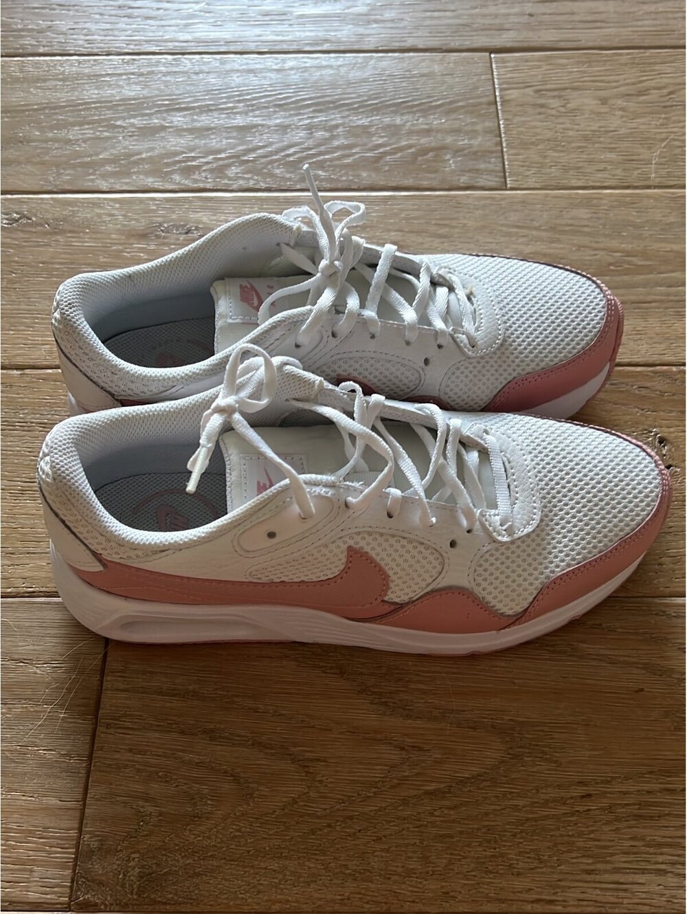 Women’s Pink & White Nike Air Shoes - Picture 5 of 7